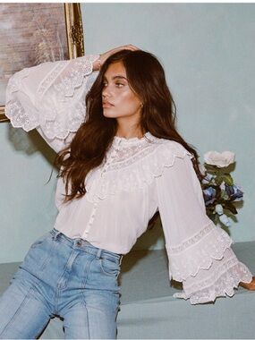 Spell Ella Lace Blouse